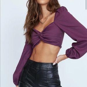 Princess Polly purple long sleeve top